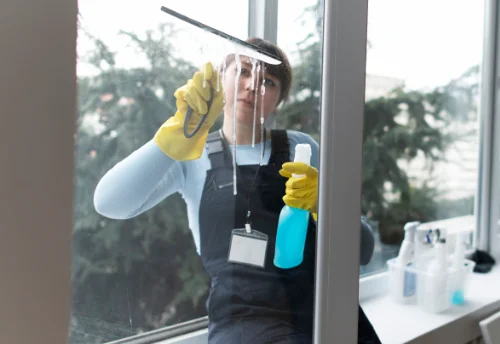 Nettoyage de vitres intérieures et extérieures à Yversay